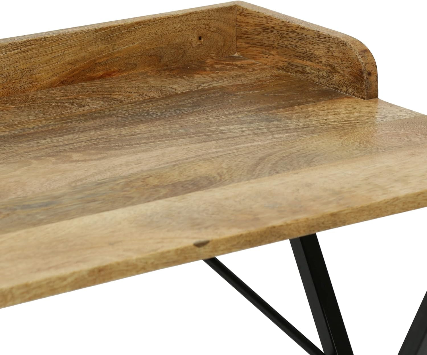 Groveport Desk, Natural + Black