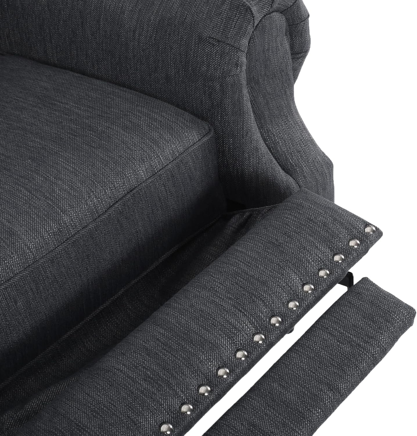 Sunapee Recliner, Charcoal + Espresso