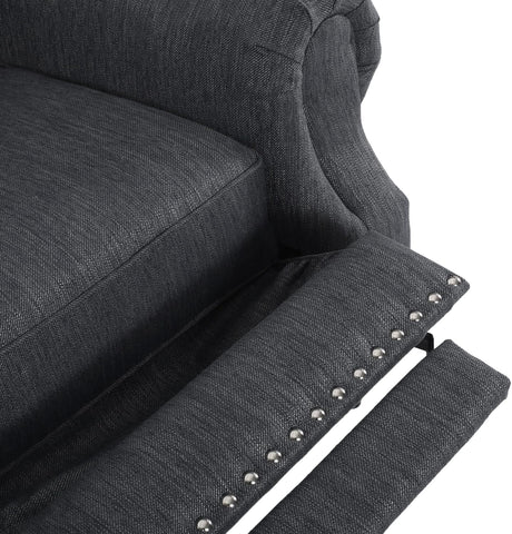 Sunapee Recliner, Charcoal + Espresso