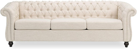 Norma Sofas, Beige, Dark Brown