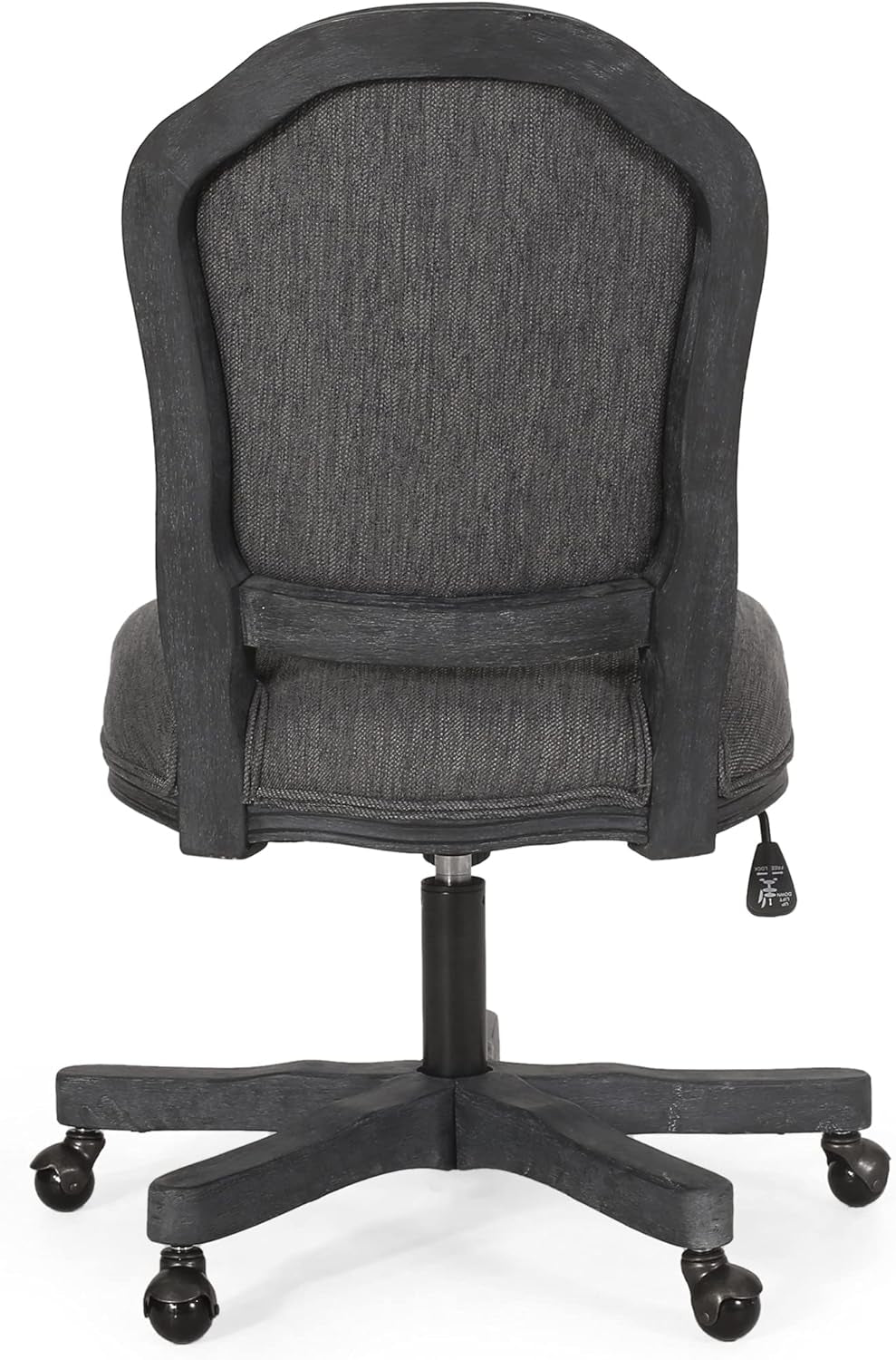 Scilley Office Chair, Charcoal + Grey Weathered