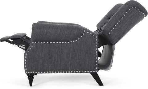 Sunapee Recliner, Charcoal + Espresso