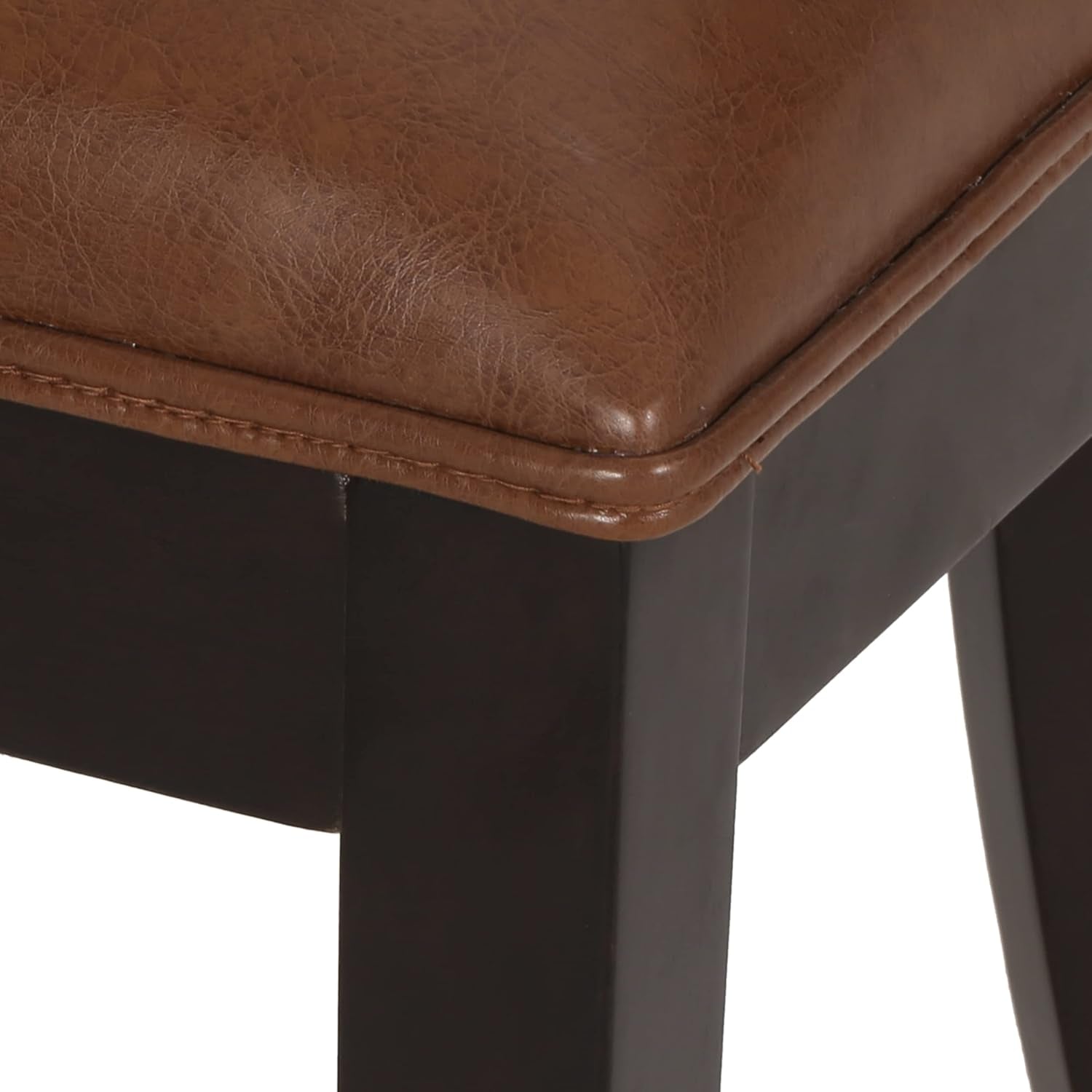 Thurber Dining Chair, Cognac Brown + Walnut