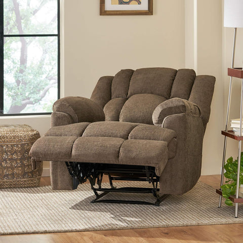 Coosa MASSAGE RECLINER, Brown + Black