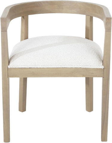 Ladieu Dining Chair, 22.5 "W X 22.75 "D X 27.5 "H, Light Ash + Almond