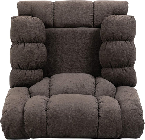 Coosa MASSAGE RECLINER, Brown + Black