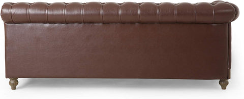 Castalia Sectional, Dark Brown + Natural