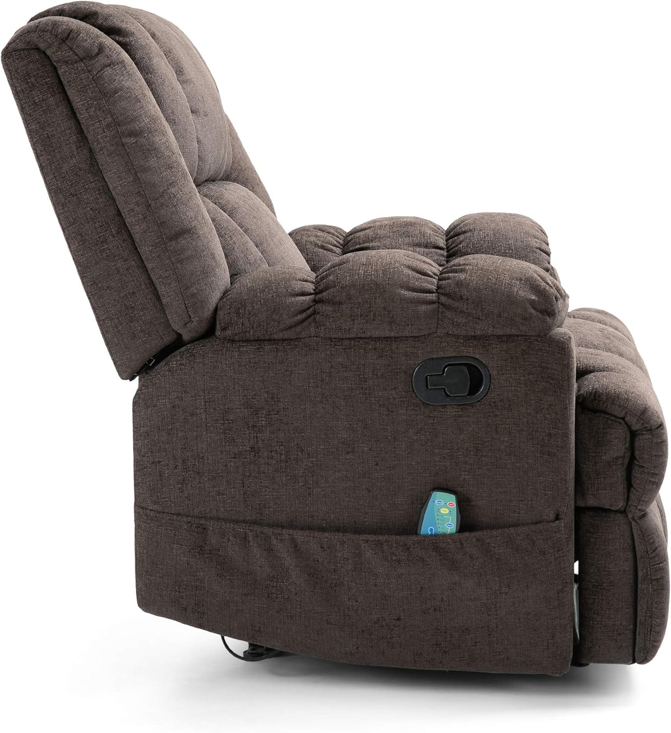 Coosa MASSAGE RECLINER, Brown + Black