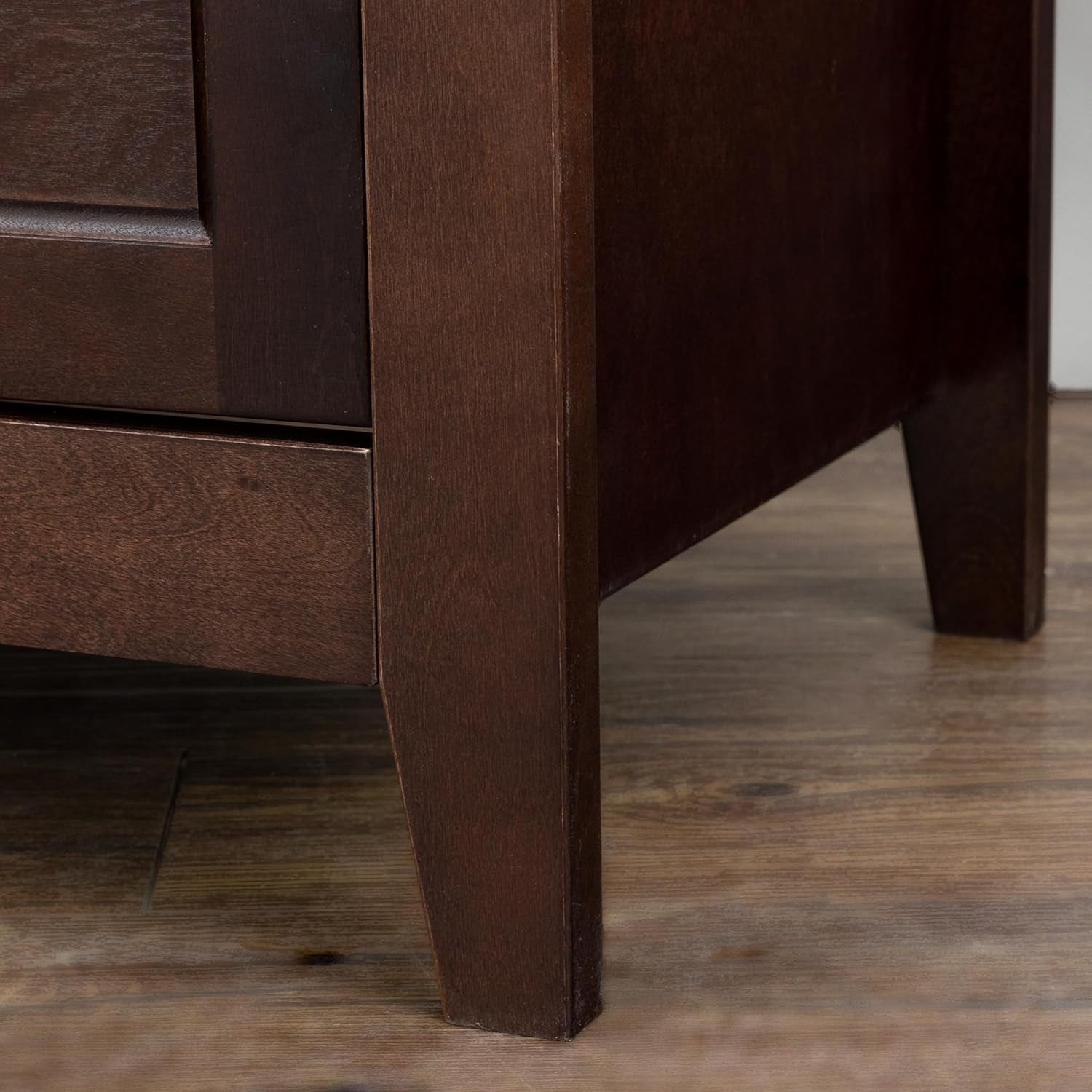 Mid Century Drawer Dresser for Bedroom,Solid Wood Tall Drawers Chest,Retro Organizer Storage Closet for Living Room Corridor,Tableware Cabinet Lockers for Dining Room Kitchen 6 Drawers Brown