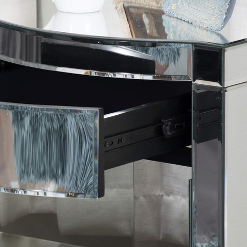 Roxie Mirrored Bedside Table, Mirror