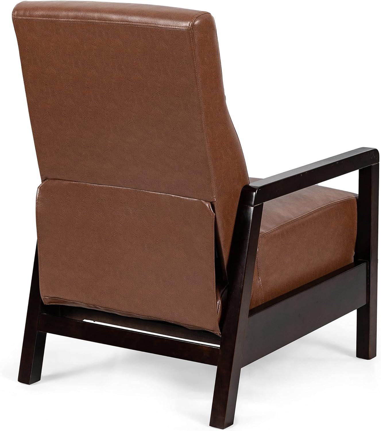 Fernhill Recliner, Cognac Brown + Dark Espresso