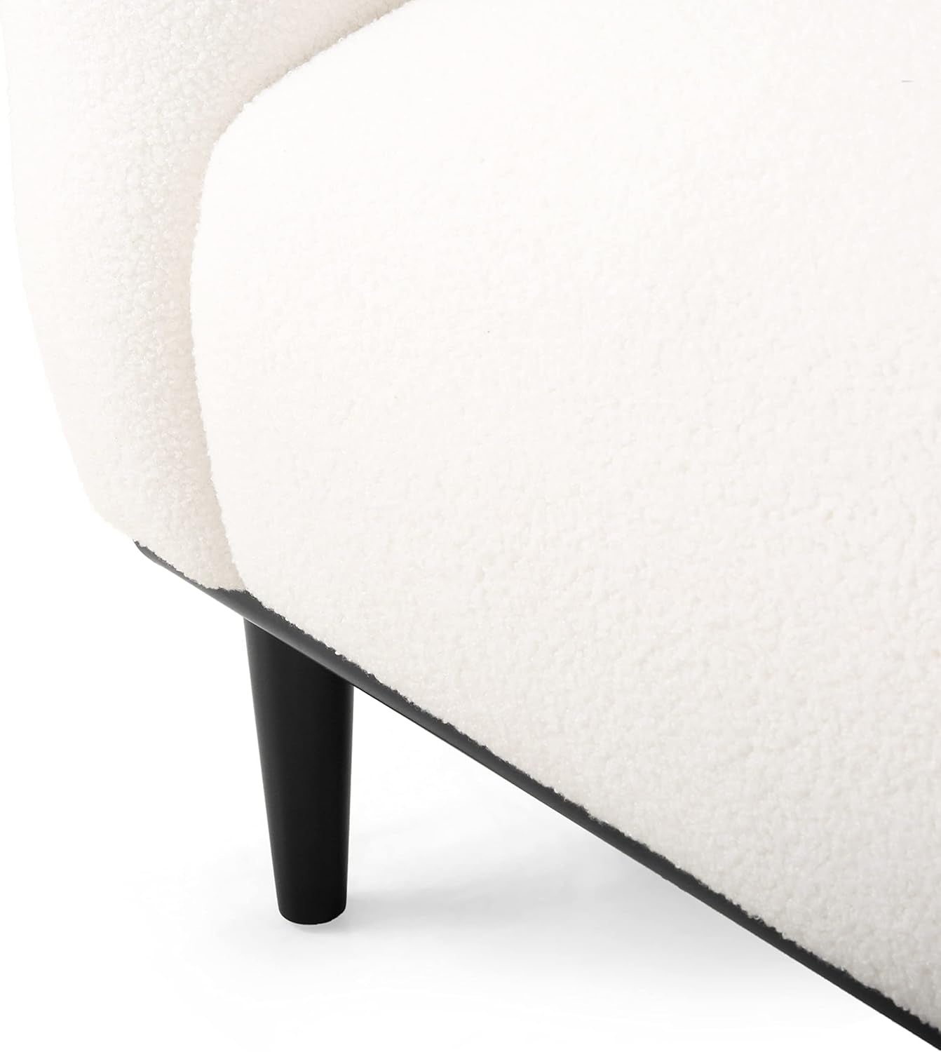 Chaparral Love Seats, White + Matte Black