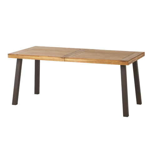 Gabrielle Natural Stained Acacia Wood Dining Table