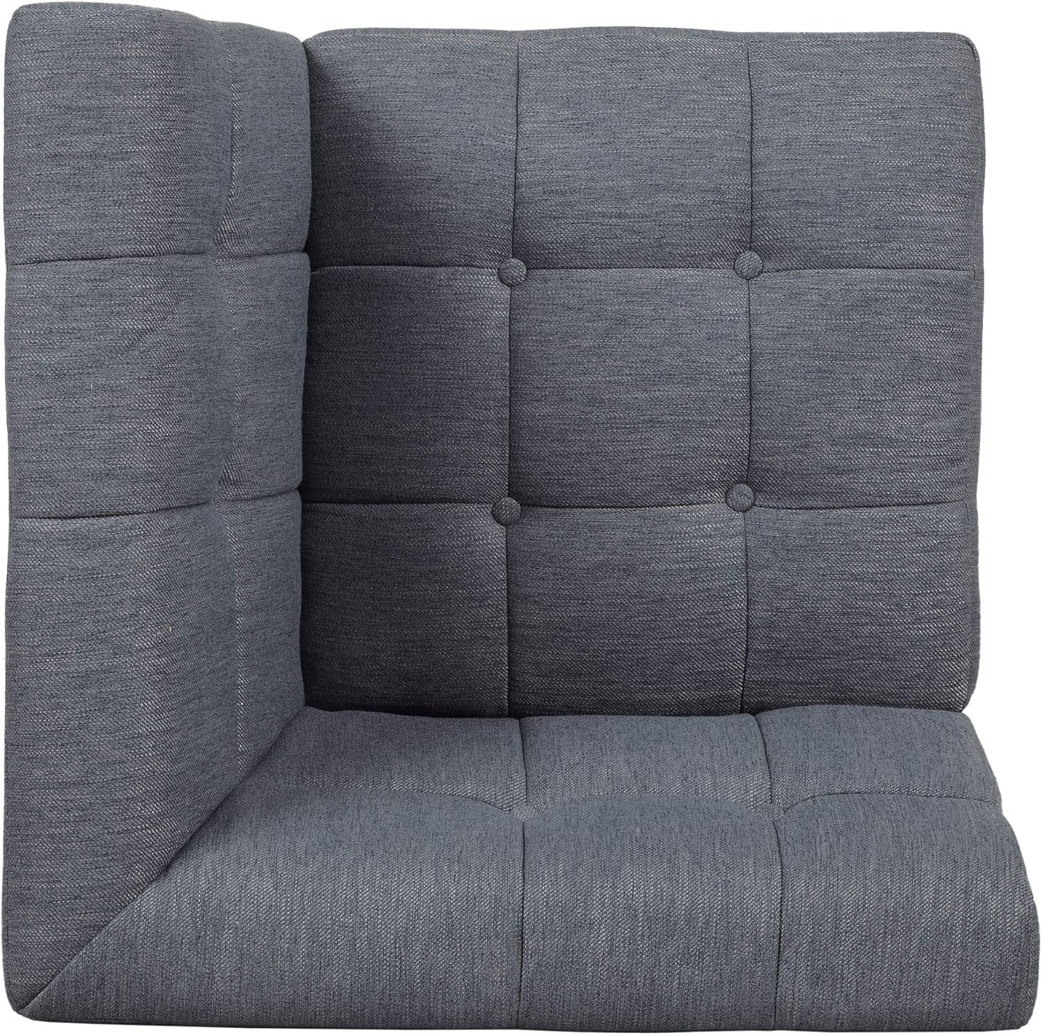 Clermont Sofa, Charcoal + Brown