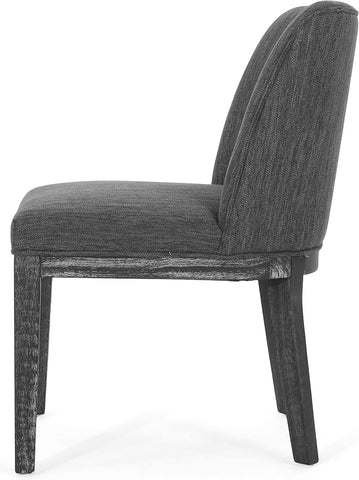 Camas Dining Chair, Charcoal + Weathered Gray