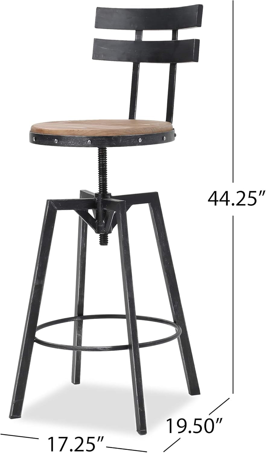 Jutte Barstool Sets, Antique + Black Brush Silver