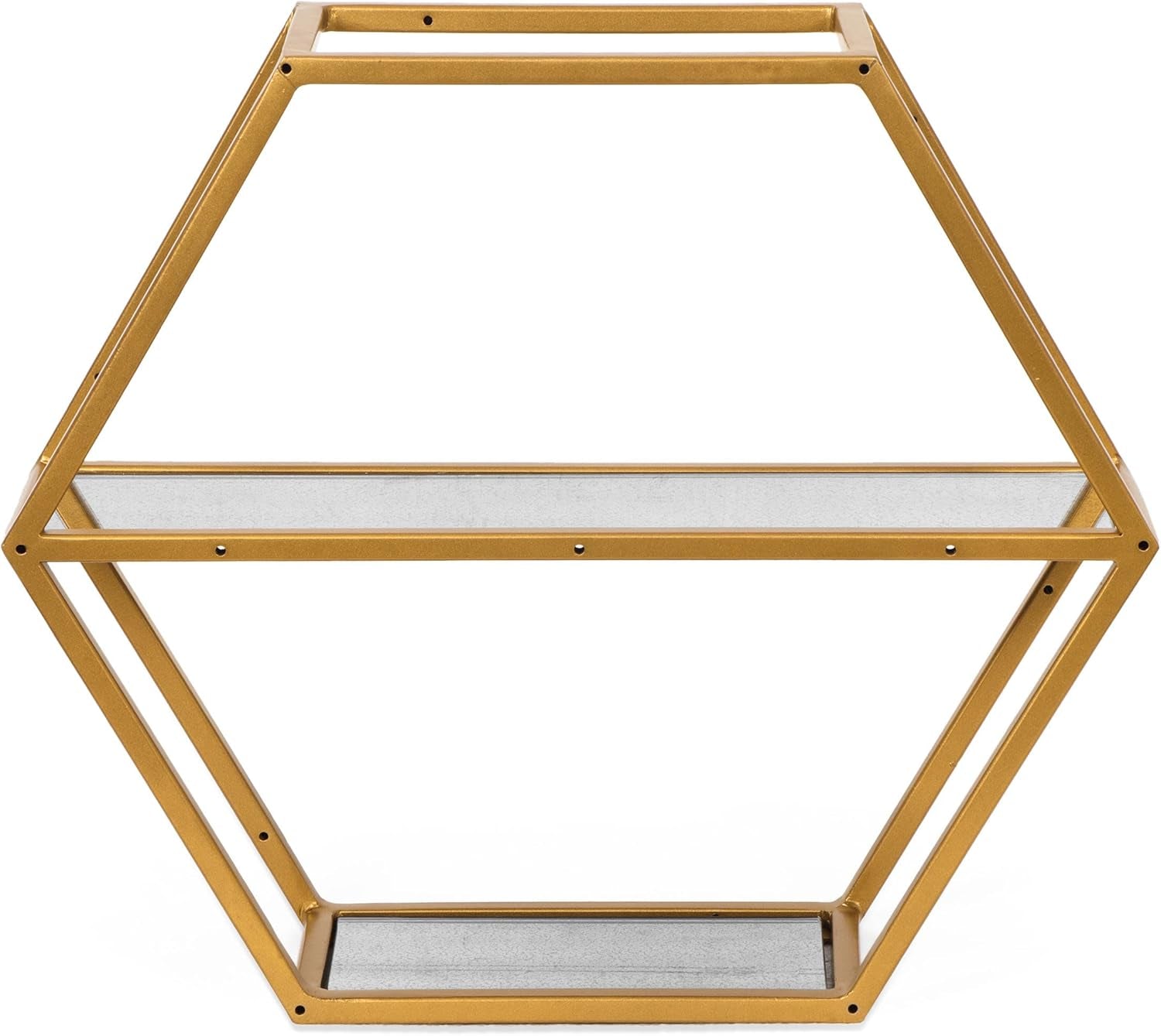 Lepley Shelf, Gold + Antique