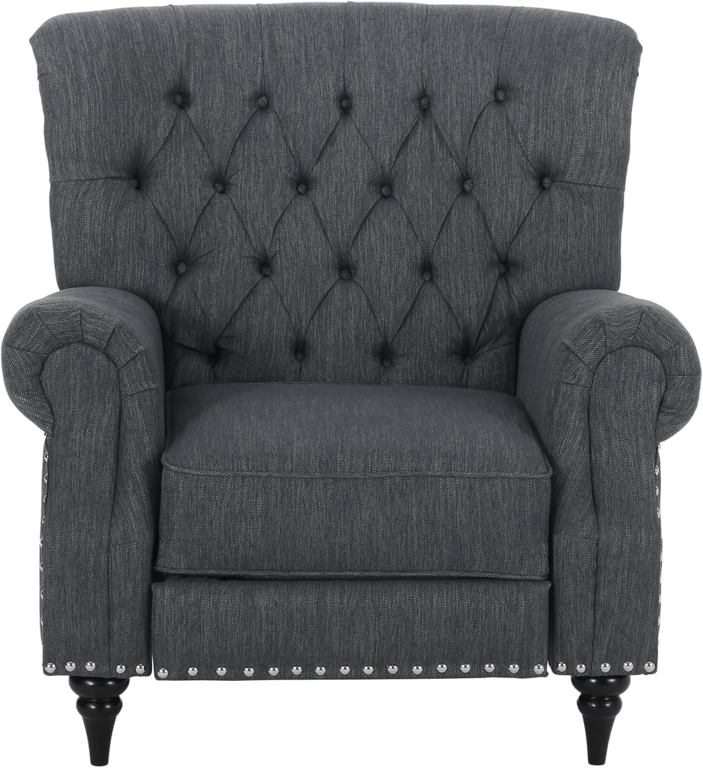 Sunapee Recliner, Charcoal + Espresso
