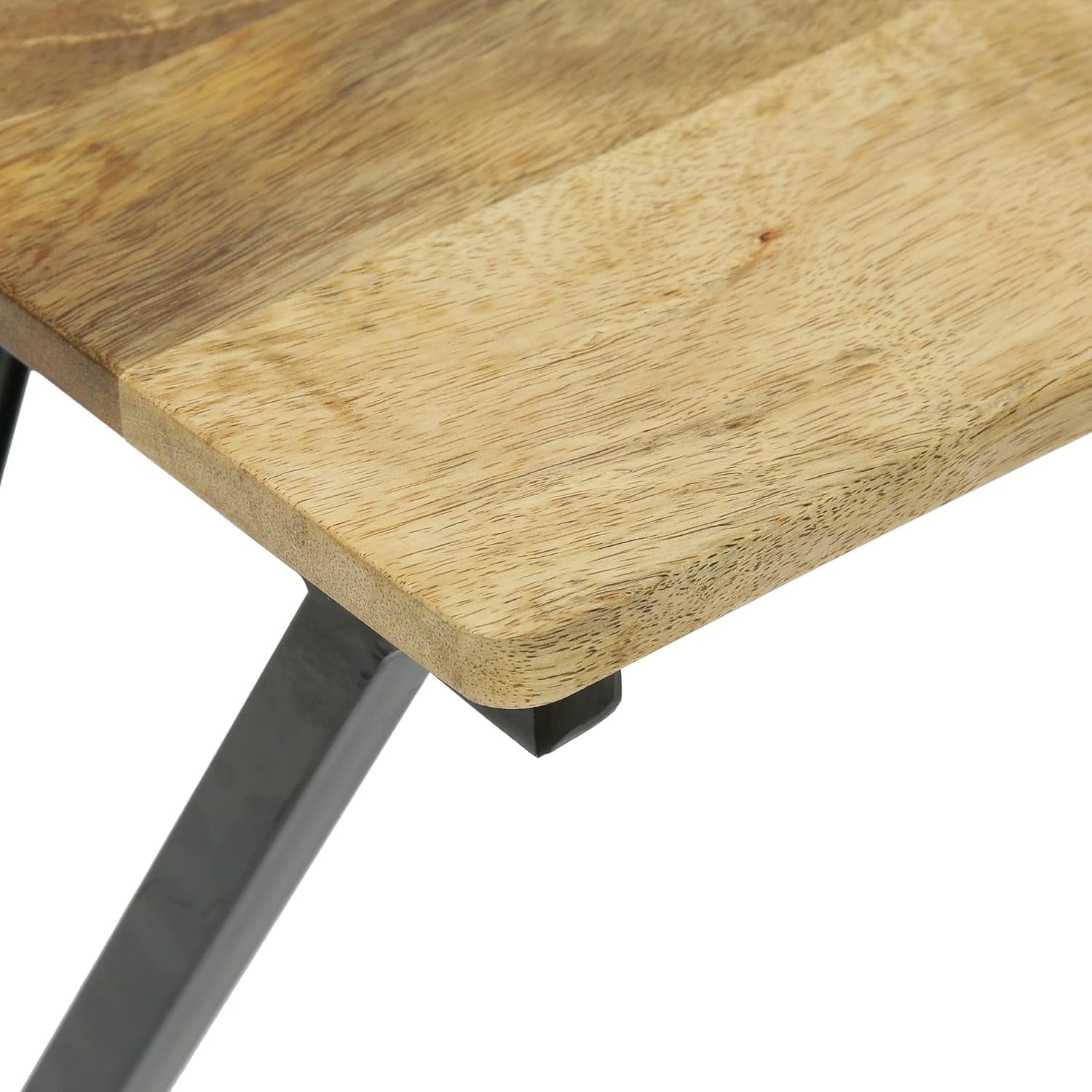 Groveport Desk, Natural + Black