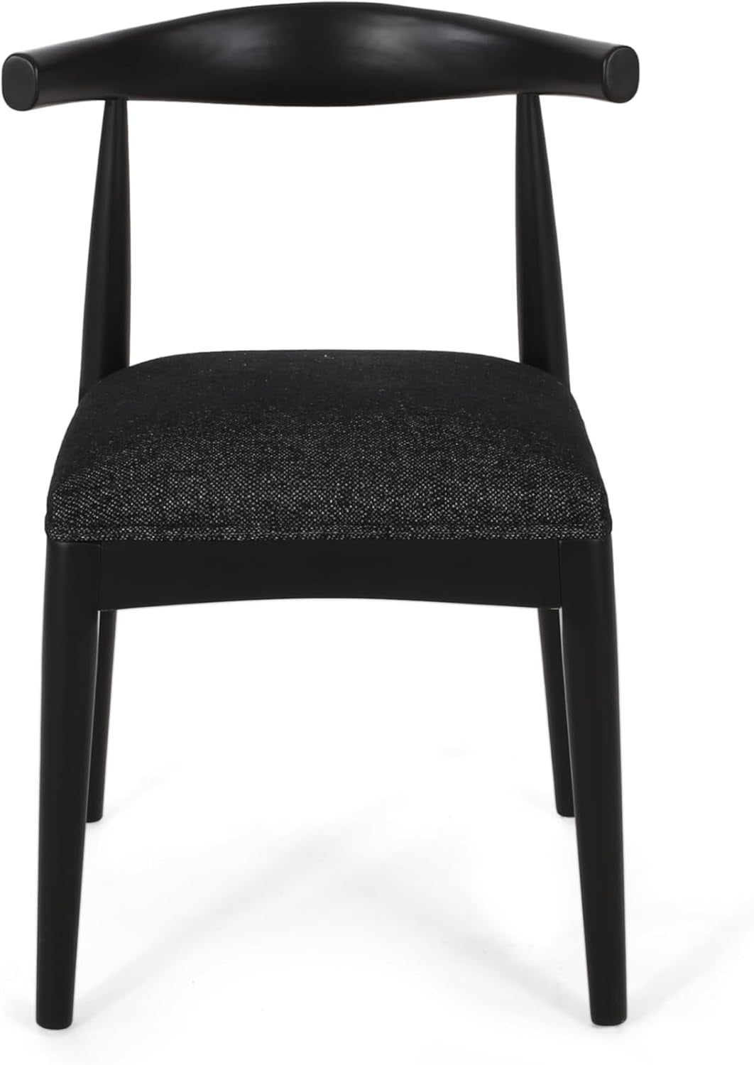 Dason Dining Set, 21.75 "W X 20.5 "D X 30.5 "H, Black Textured Tweed + Black