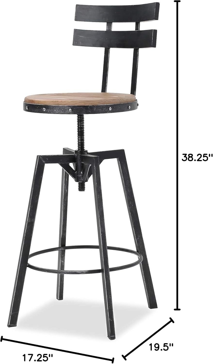 Jutte Barstool Sets, Antique + Black Brush Silver