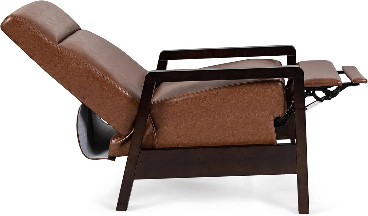 Fernhill Recliner, Cognac Brown + Dark Espresso