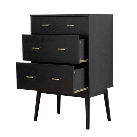 Curtisian 3 Drawer Chest by Black