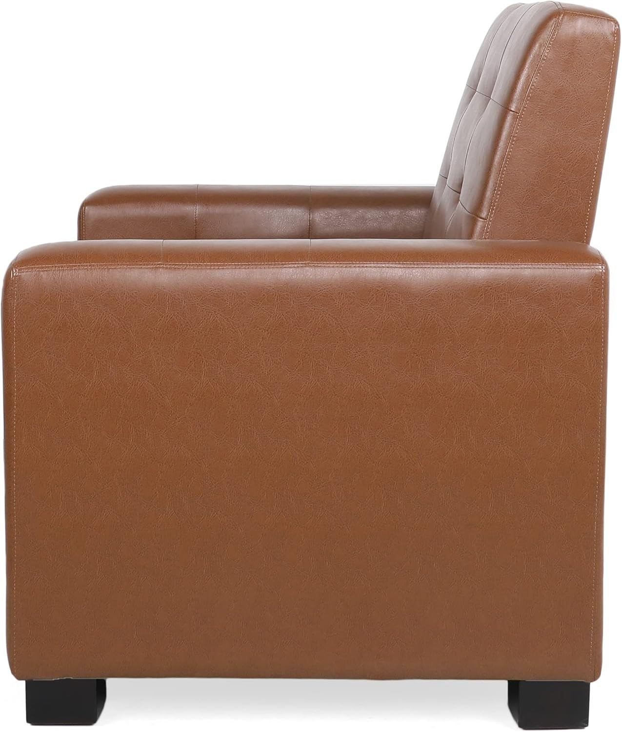 Craigue Recliner, Cognac Brown + Dark Brown